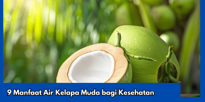9 Manfaat Air Kelapa Muda bagi Kesehatan